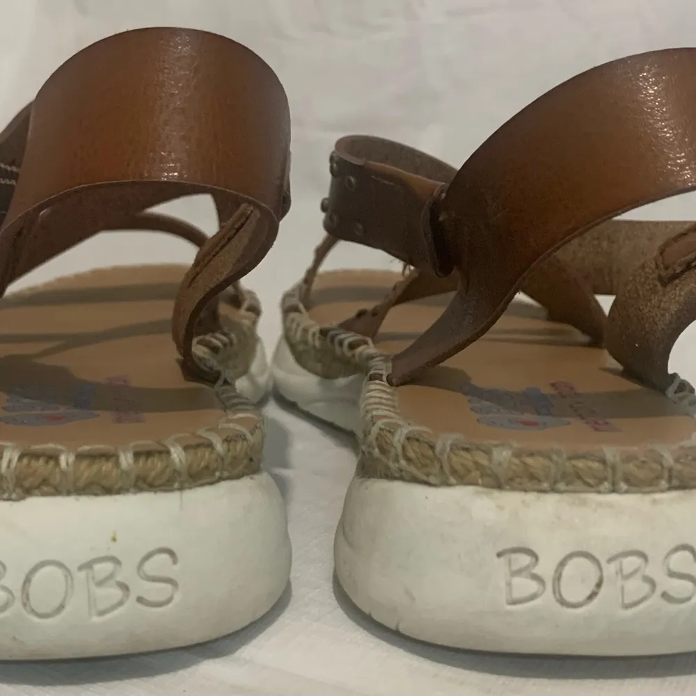 Bobs Memory Foam Sandals. 410 Brown Size 9 - Image 4