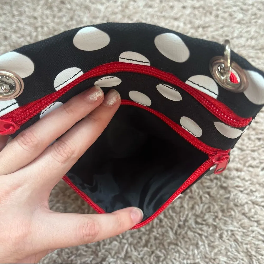 Disney Jerry Leigh Mickey Mouse Passport Bag Black - Image 7