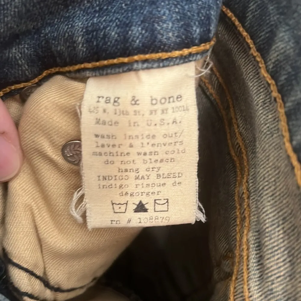 RAG & BONE Skinny Jeans Preston Wash Medium Size
26 Style W1502k520 - Image 4