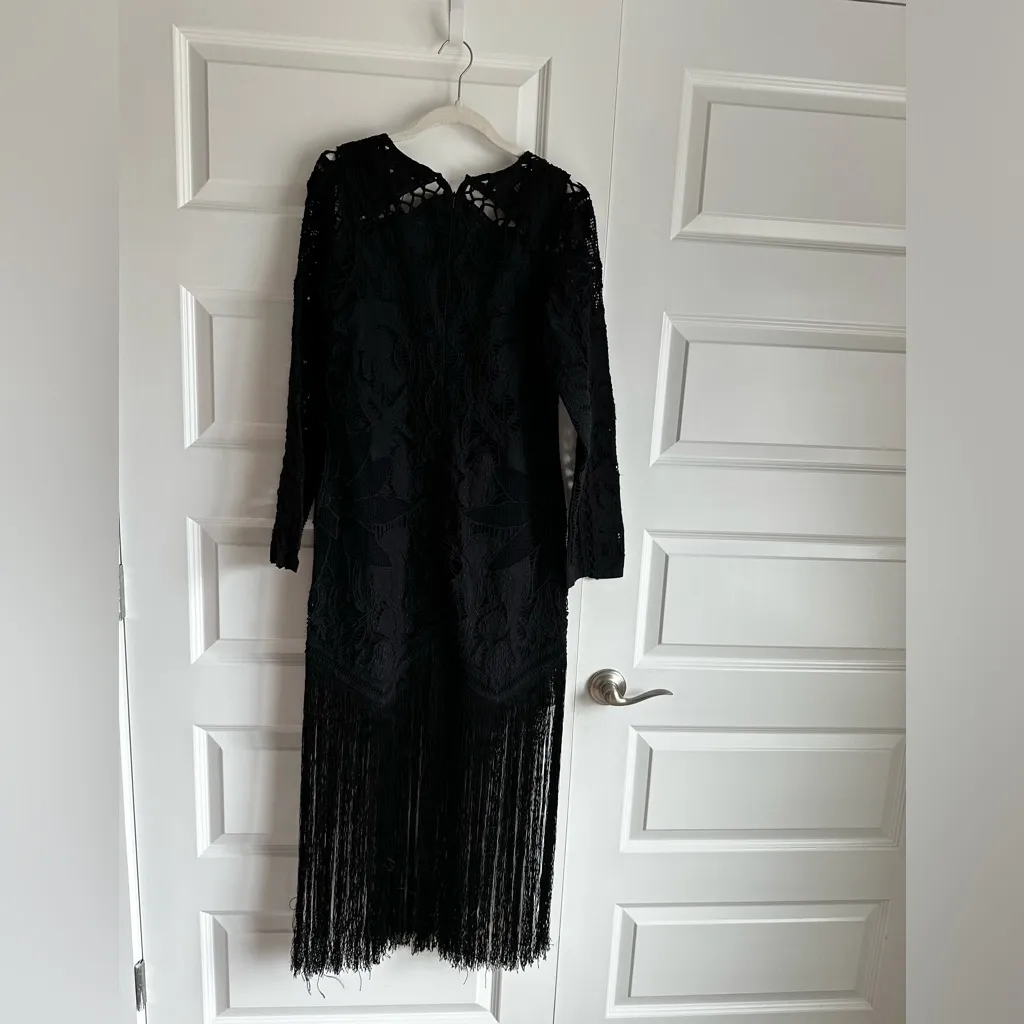 SEA New York Liesel Embroidered Fringe‎ Dress - Image 10