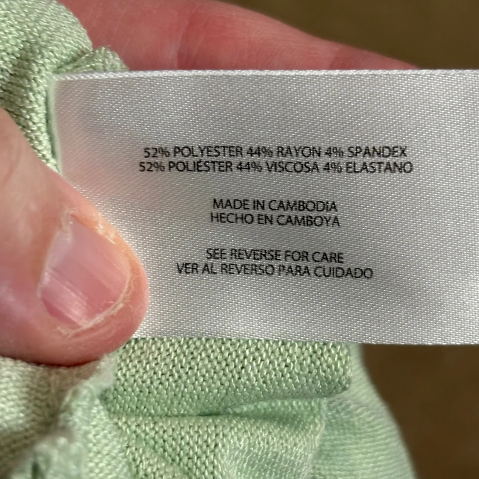 Orvis Classic Collection V-Neck‎ Cap Sleeve Top Lightweight Tee Shirt green L - Image 7