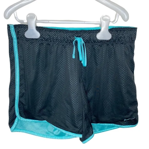 Nike mesh contrast drawstring athletic shorts size S - Image 2