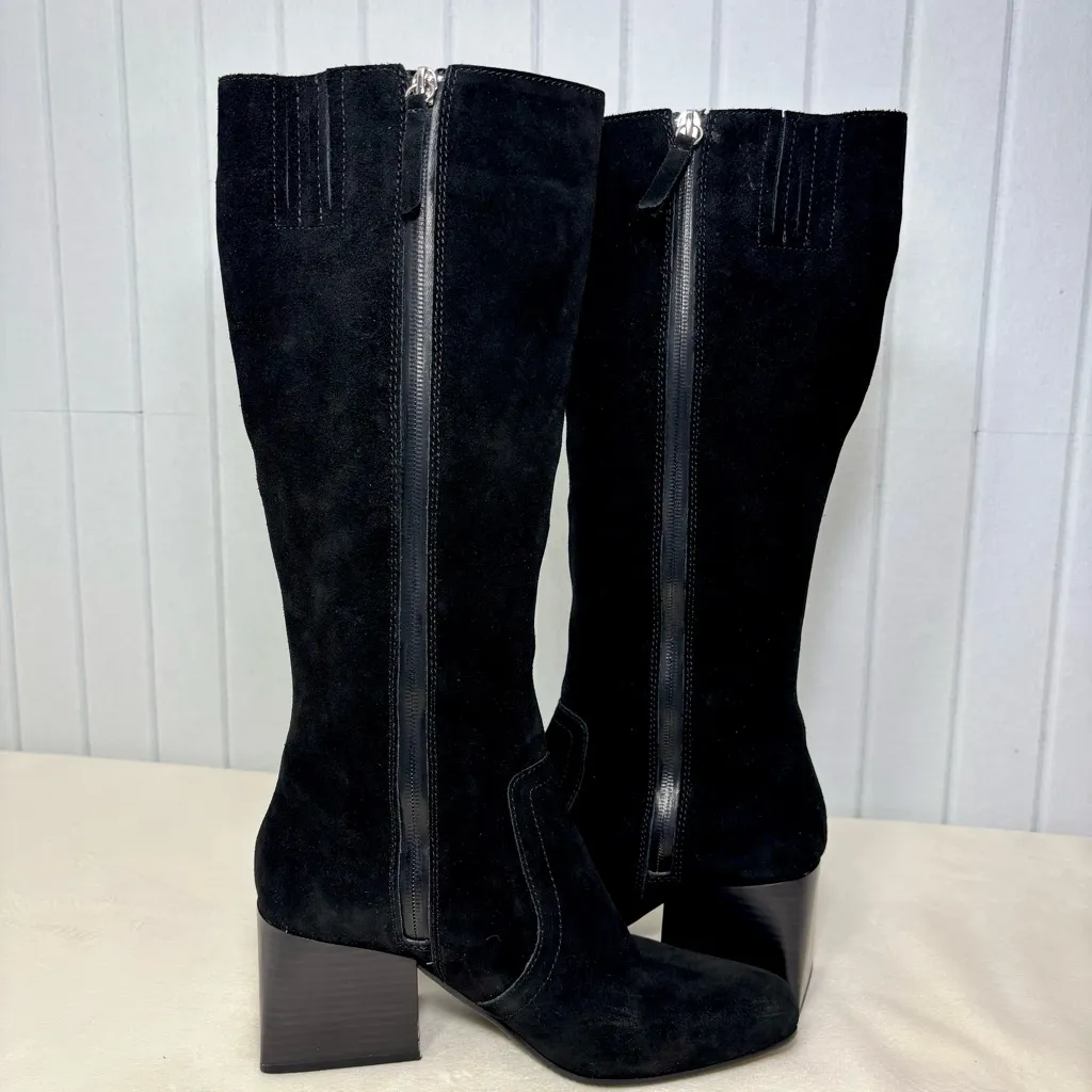 Aqua College Tori Black Cow Suede Upper Waterproof Boots Size‎ 8.5M Size 8.5 - Image 13