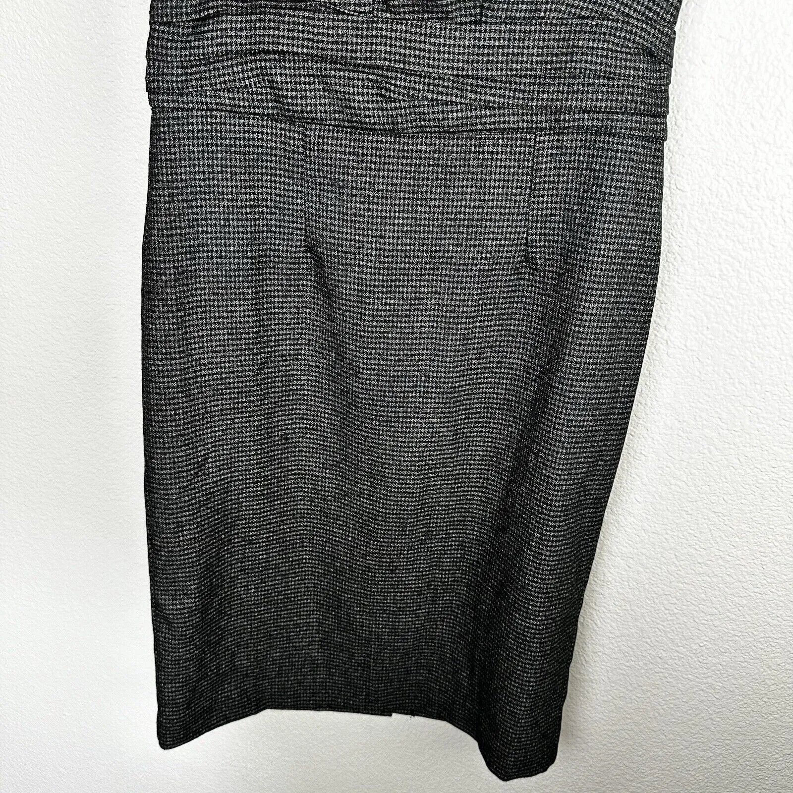 Banana Republic Factory Women's Houndstooth Cap Sleeve Sheath Dress Career - Image 5