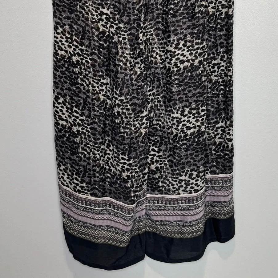 Masai‎ Leopard Print Elasticated Waist Pull On Pants Culottes Size Large Viscose - Image 12