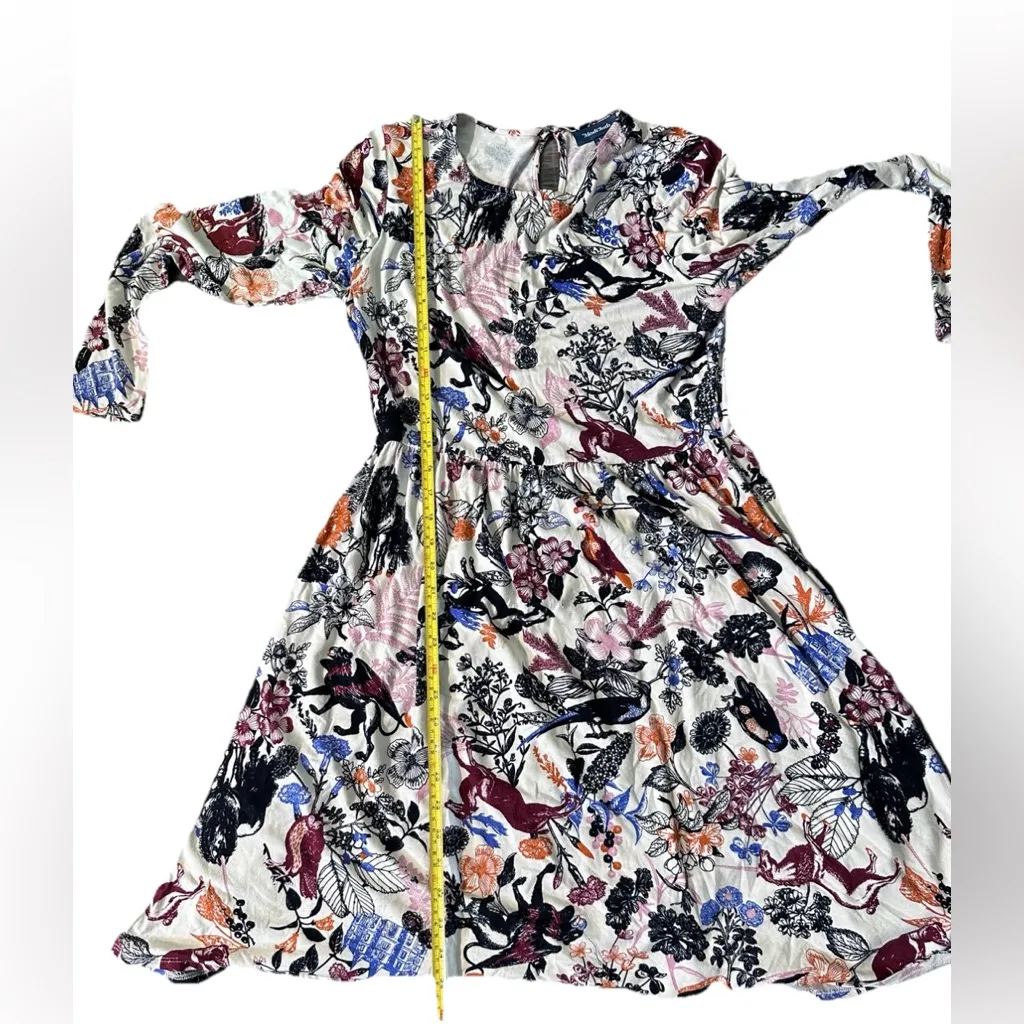 Modcloth Yours Truly Fantasy‎ Print A-line Jersey Dress Size Large - Image 11