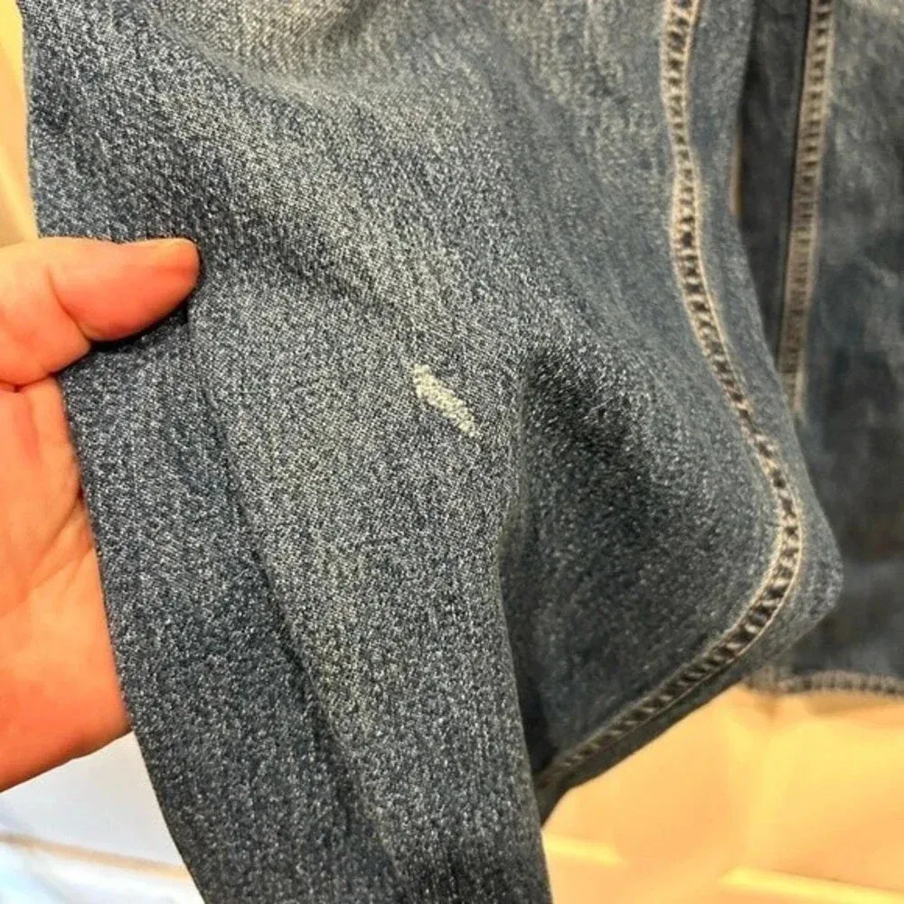 L.L.Bean Original Fit Straight Leg Jeans Medium Wash 100% Cotton Size Women’s 12 - Image 5