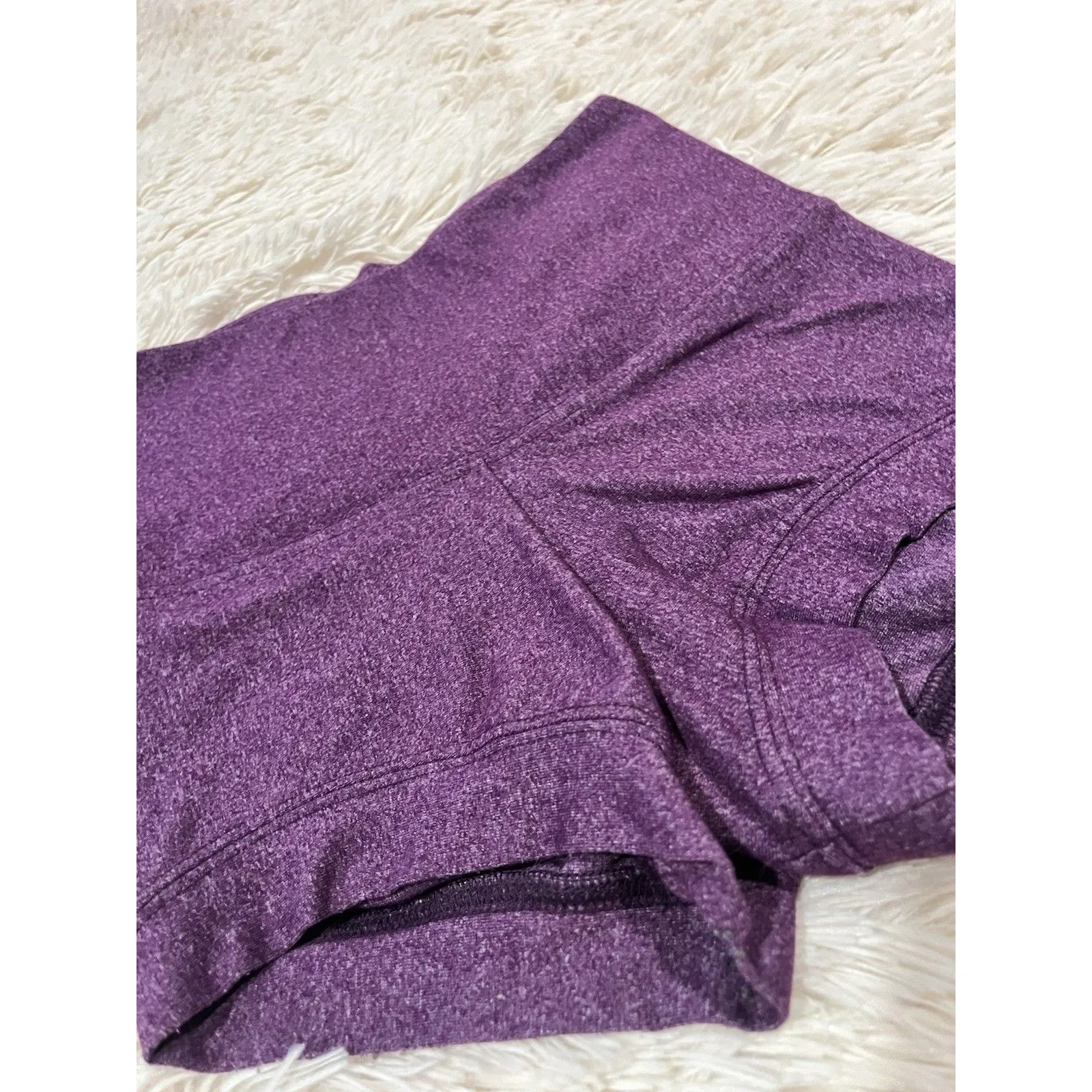 Ktrna Dance Short Size XS Adult : Purple Dance Short Heather X - Image 2
