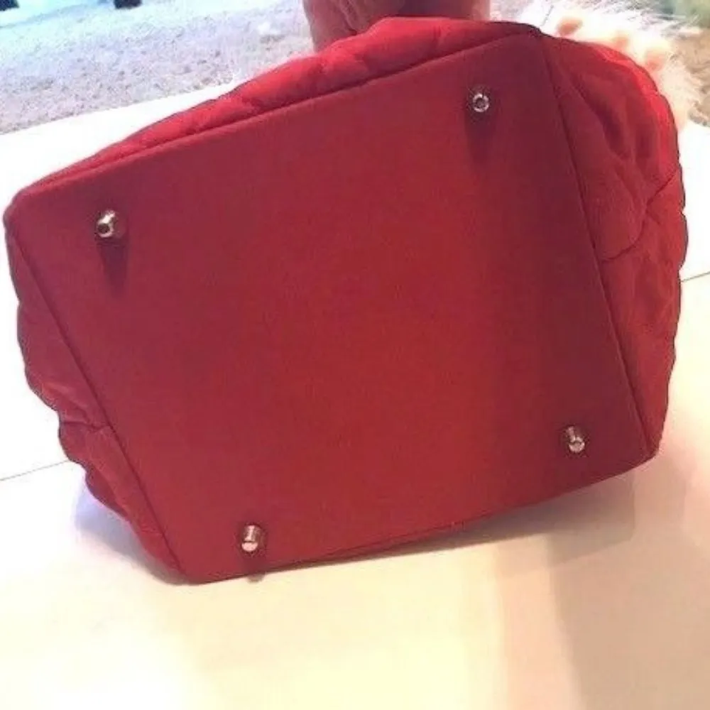 Snowman Quilted Purse White Boa Pet Pic Insert New - Image 6