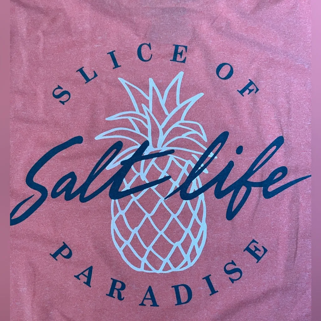 Salt Life SLX UVapor Long Sleeve Pink Rashguard Tee - Image 5