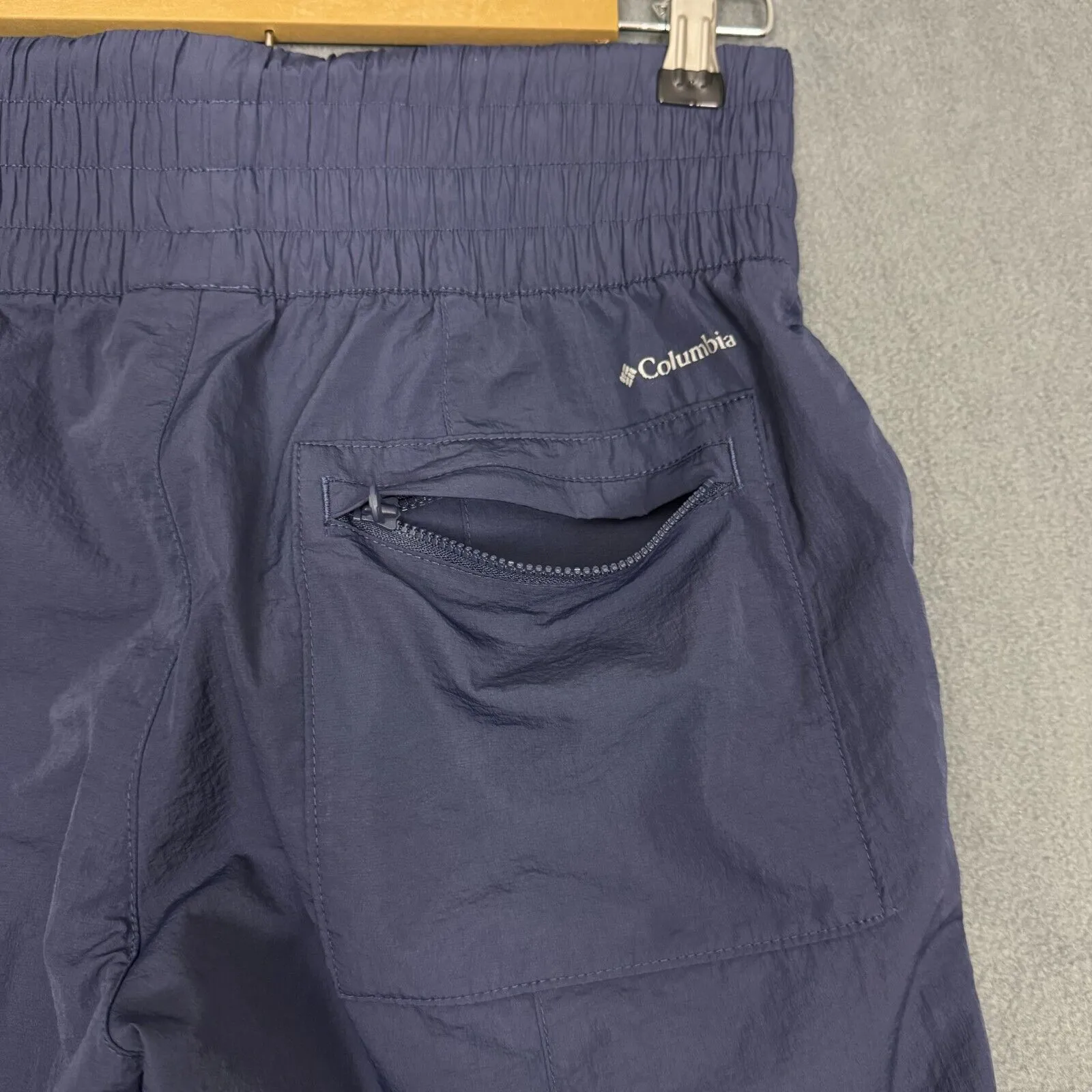 Columbia Shorts Women's Small 7 Long Navy High Waist Outdoors Sports Camping - Image 3