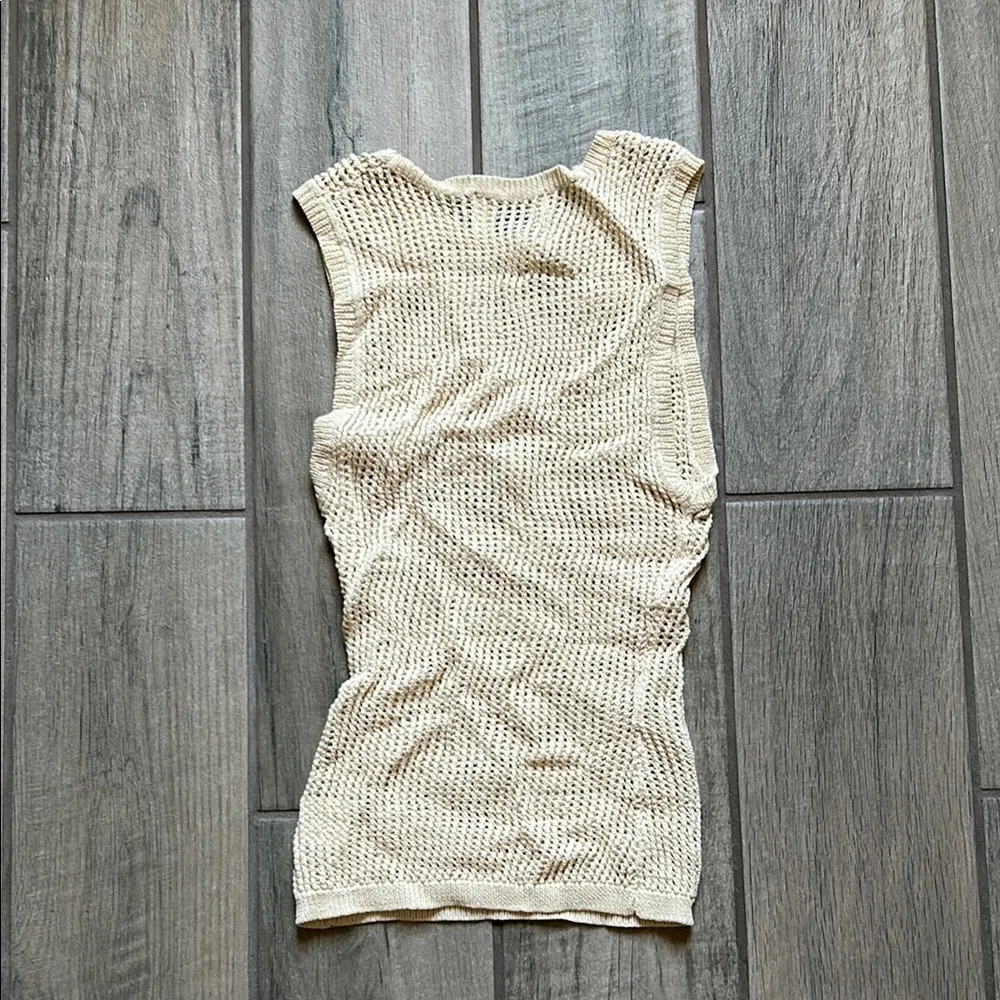 DISSH Cream Tank Top Size XS - Image 4
