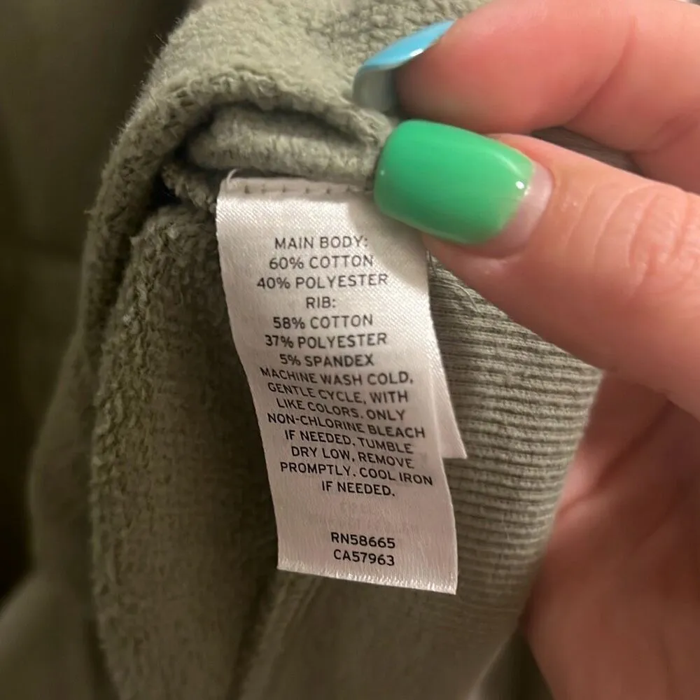 ✨ABOUND STRIPED SZ 1X HOODIE IN GREEN HEDGE✨ - Image 6