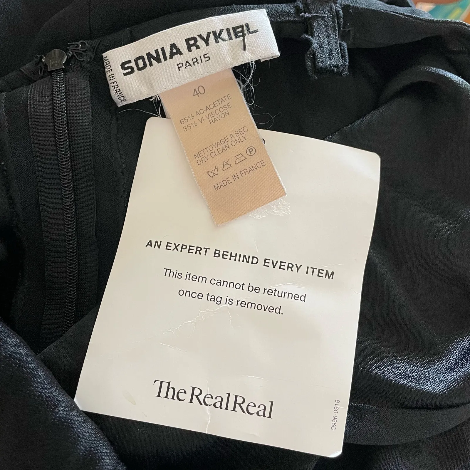 Sonia Rykiel Size 40 US S 6 8 Little Black Dress LBD Sequins NYE Party - Image 5