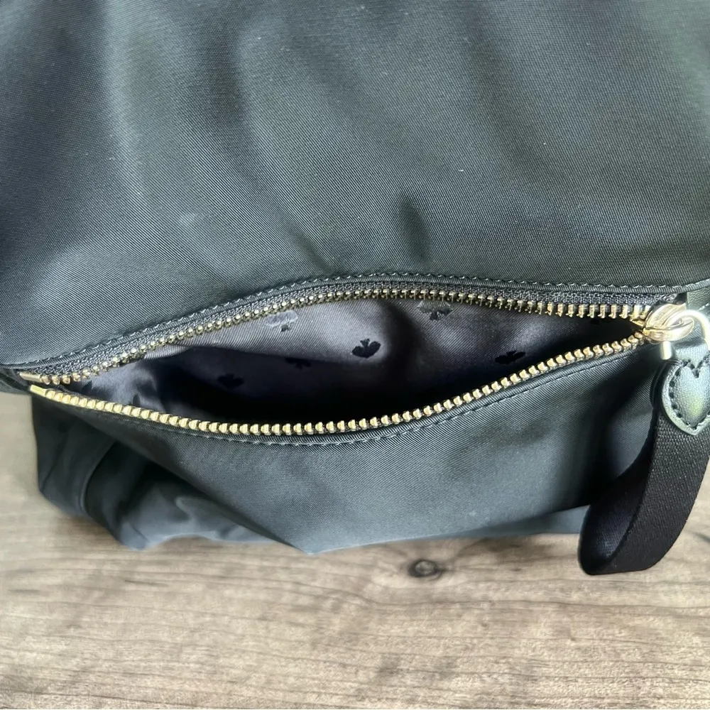 Kate Spade New York Chelsea Medium Black Gold Backpack SKU#24815 - Image 4