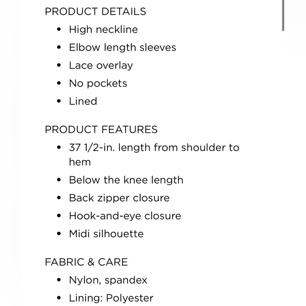 NWT Alexia Admor ‘Elly’ lace overlay high neck sheath dress M - Image 6