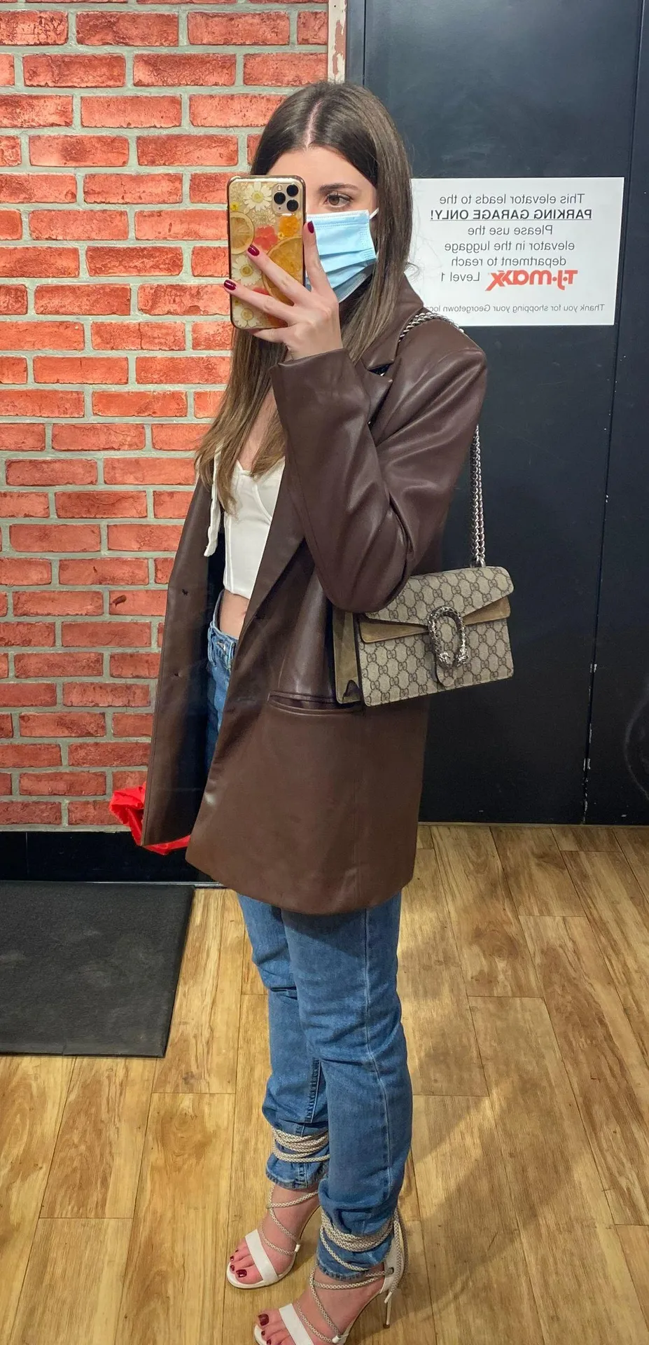 Brown Leather Jacket - Image 5