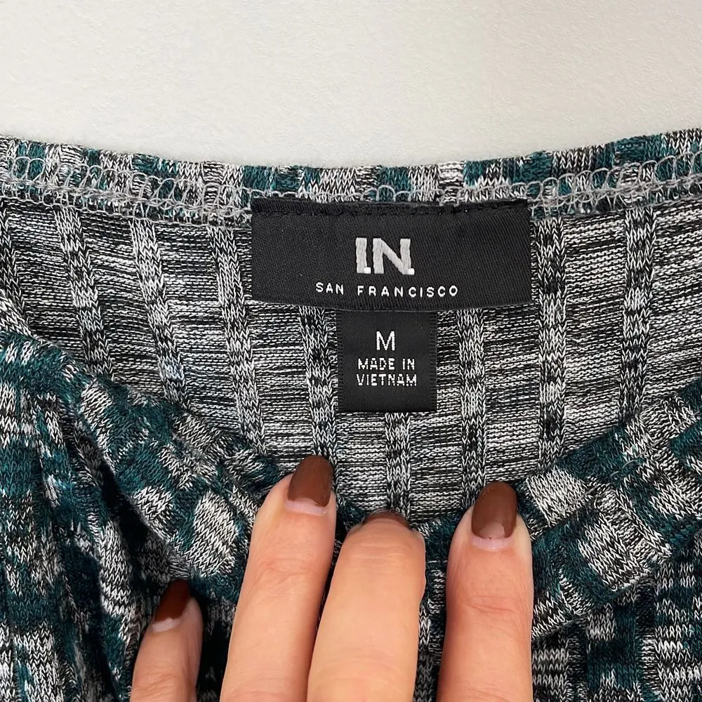 NWT I.N. San Francisco‎ Long Sleeve Top-Size Medium - Image 4