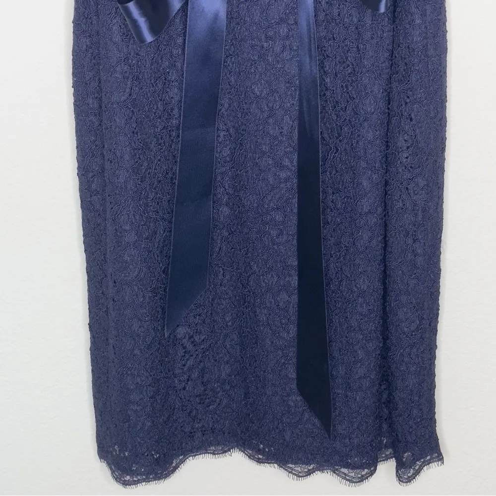 Ribbon Trim Lace Dress Size 4 Pre-owned - Image 4