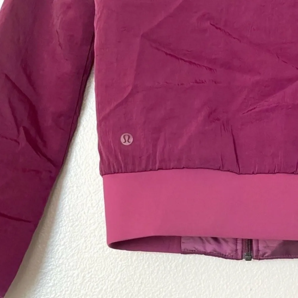 Lululemon Non-Stop Quilted Reversible Weatherproof Bomber Jacket Marvel Size 2 - Image 5