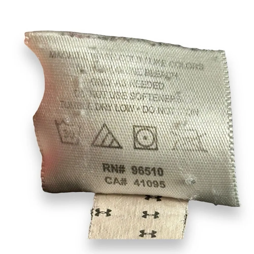 Under Armour Jacket Womens Large Full Zip Gray Cold Gear Zip Pockets Thumb Holes - Image 5