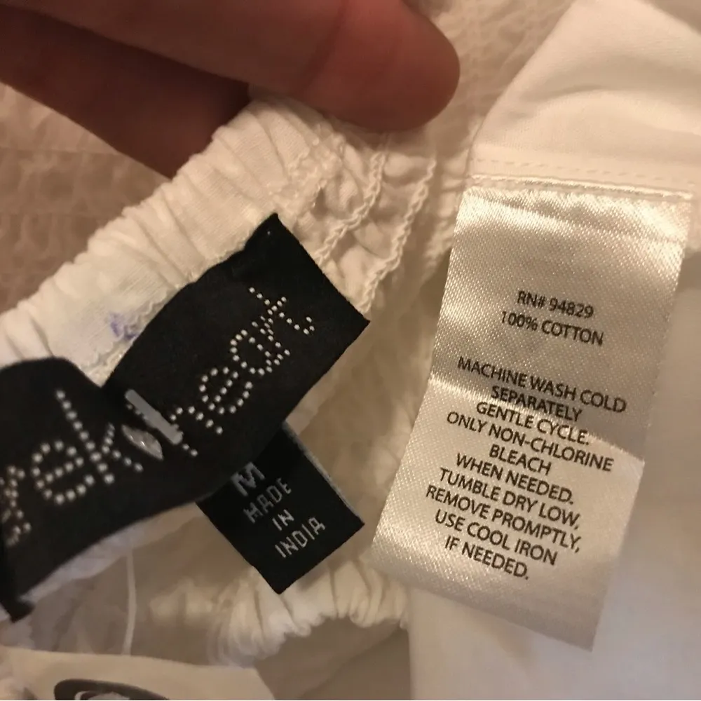 Cut out waist tiered mini dress in white size M - Image 9