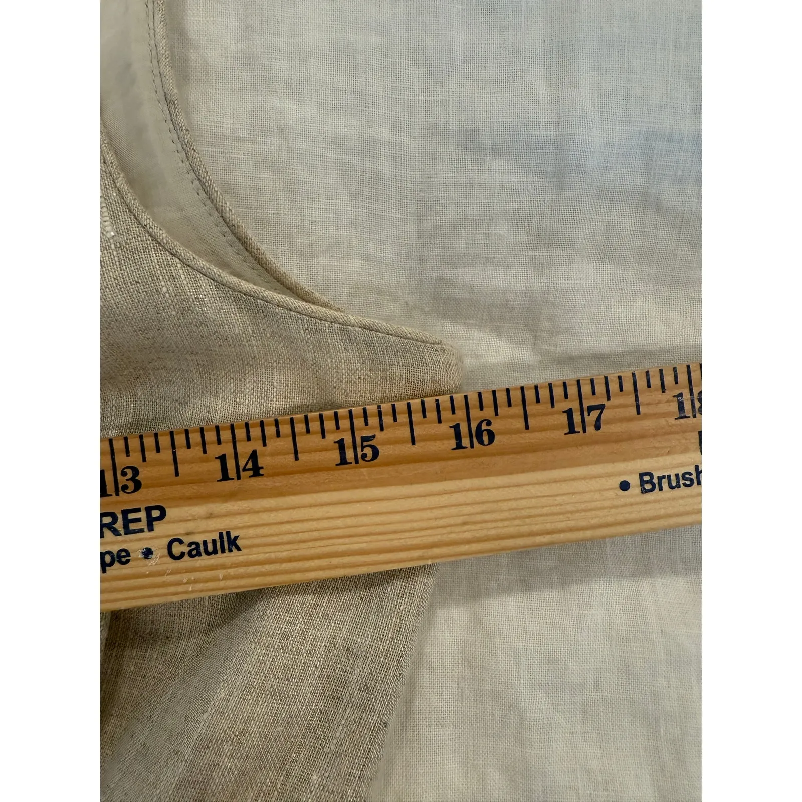 J.Crew Sleeveless Front Tie Scoop Neck Mini Dress Linen Beige Women's Size 0 - Image 9