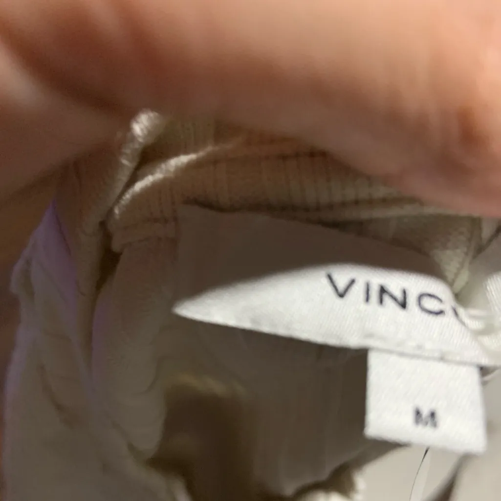 Vince ribbed mock tank top classic designer fall casual revolve $145 M lux - Image 3