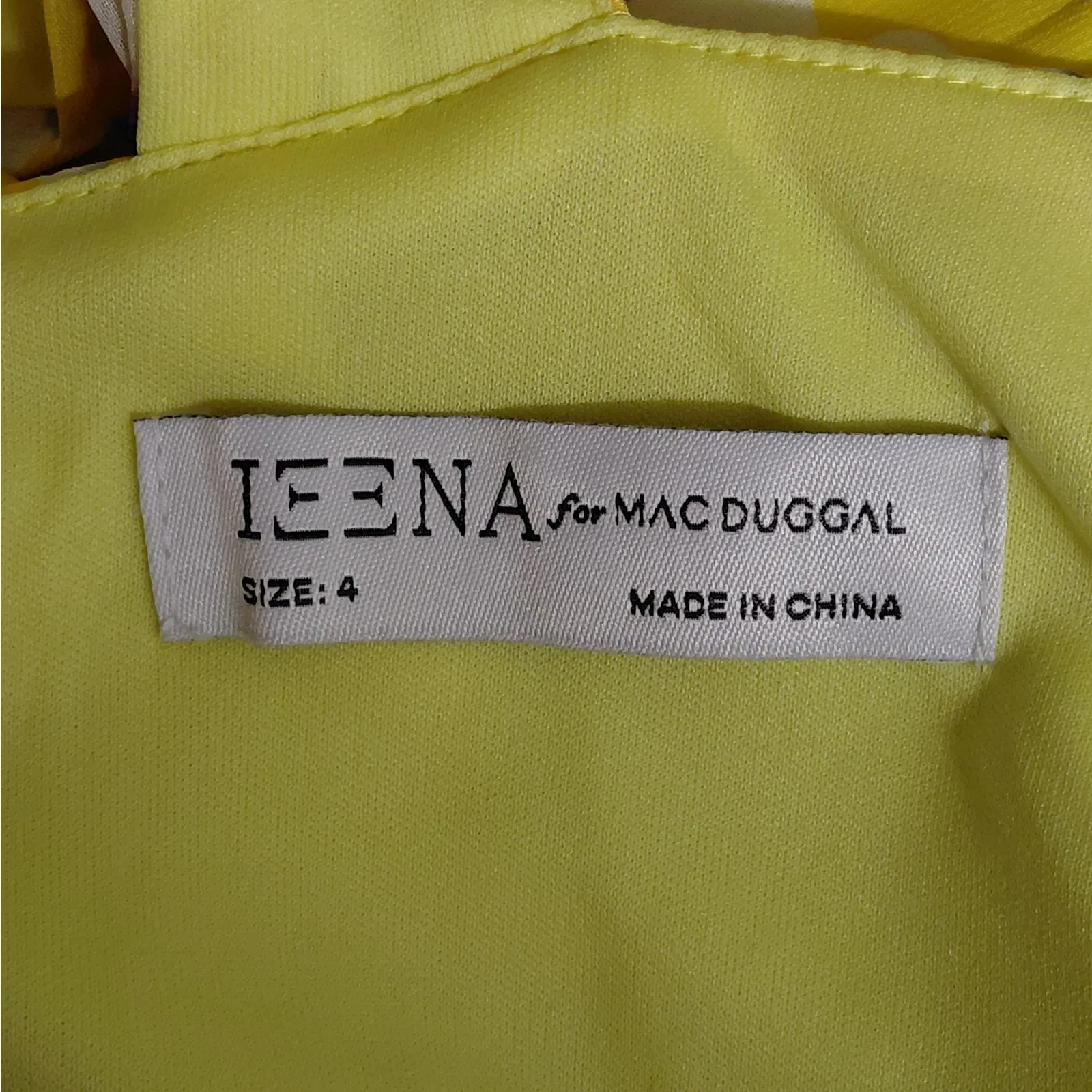 Mac Duggal Womens Halter Neck Wide Leg Jumpsuit Sz 4 Yellow Floral Resort Chic - Image 10