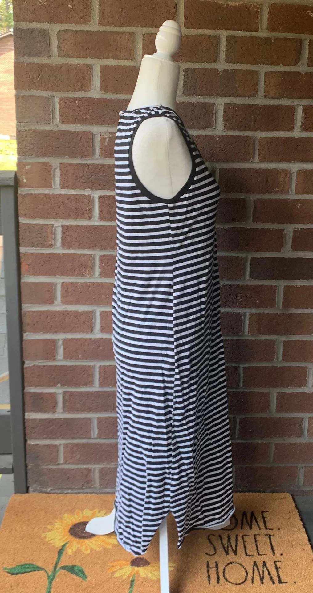 Striped Midi Dress - Image 2