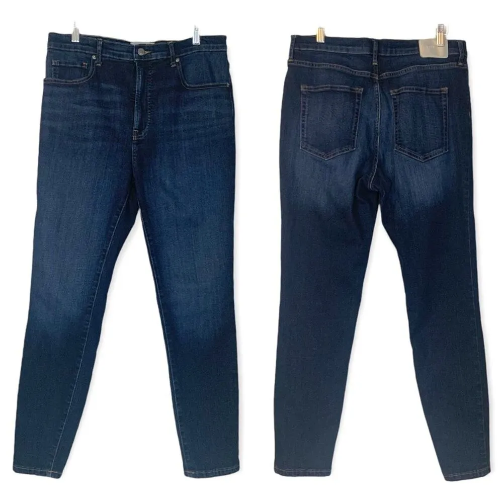 Everlane Jeans The High Rise Skinny Ankle Dark Wash Women's Size 32 - Image 10