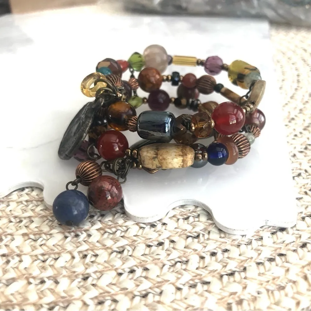 Vintage Adjustable Craft Bracelet - Image 2