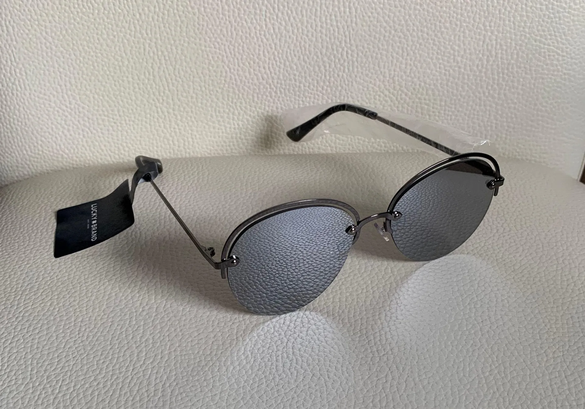 DE RIGO REM GUNMETAL MIRRORED SUNGLASSES - Image 4