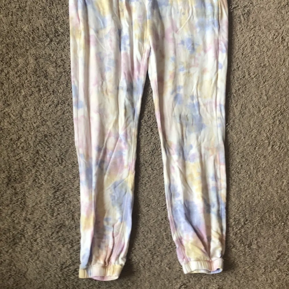 Young Fabulous and Broke Juliette Tie Dye Joggers Purple Blue Yellow - Image 5