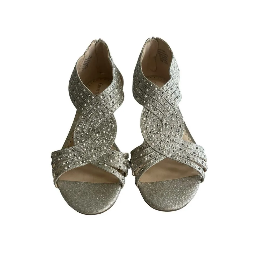 Charter Club Ginifur embellished wedge sandals - Image 2