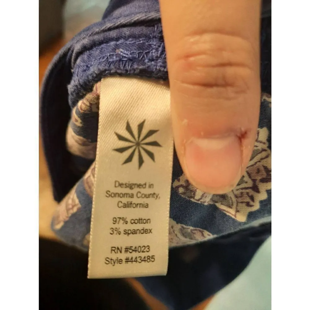 Athleta Size 0 Royal Blue Denim Jean Skirt - Image 5