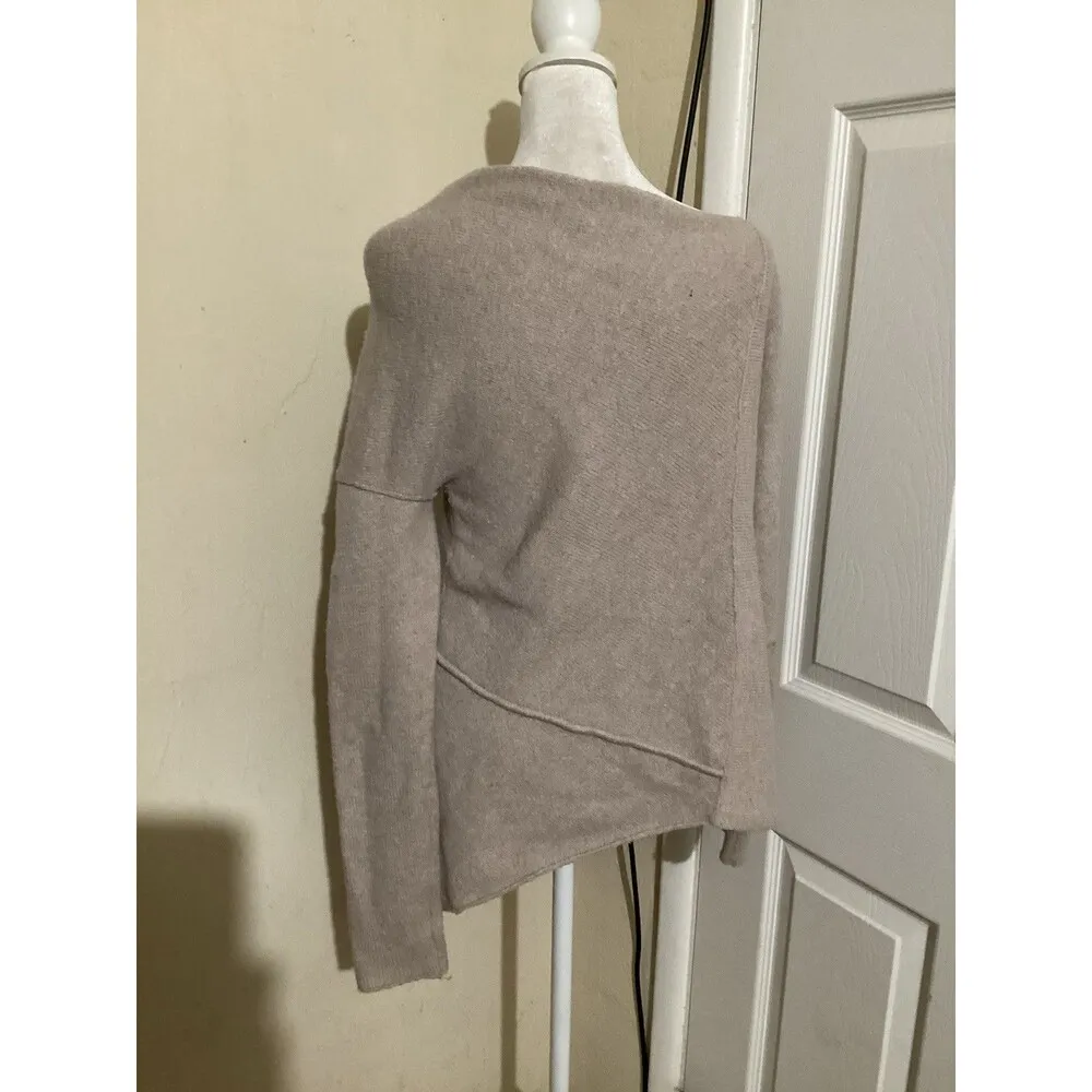 Free People Beige Love Harmony Wool Sweater M - Image 4