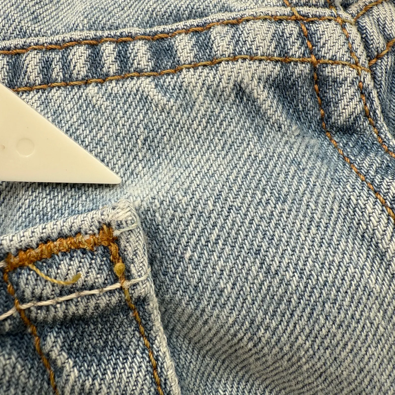 GRLFRND Brooklyn Jeans Size 27 NWT High Rise Straight Crystal Cove Cotton Blend - Image 13