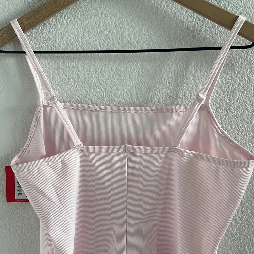NWT Spanx Ribbed Cami Bodysuit Ice Pink 20360R Medium - Image 8