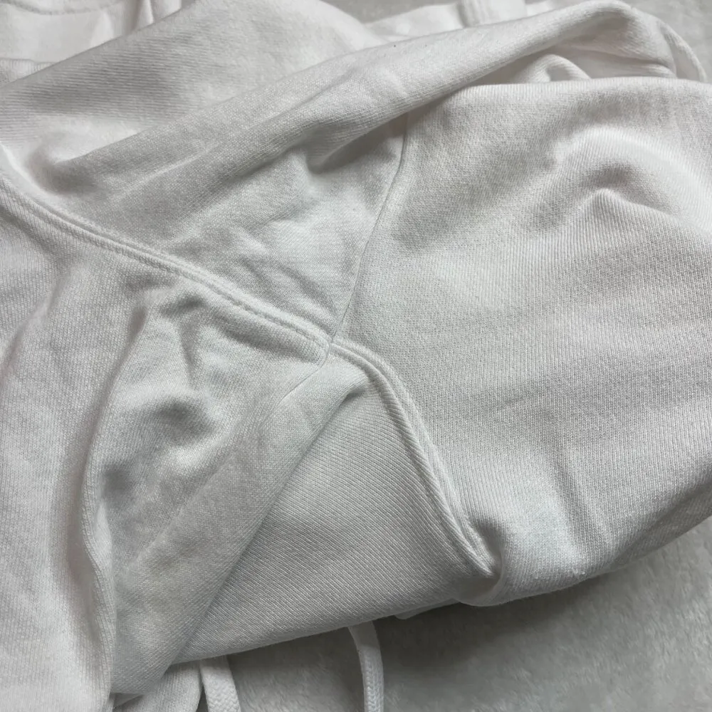 Free People Movement Best Of Straight Leg Pants Womens XS 100% Cotton White FLAW - Image 9