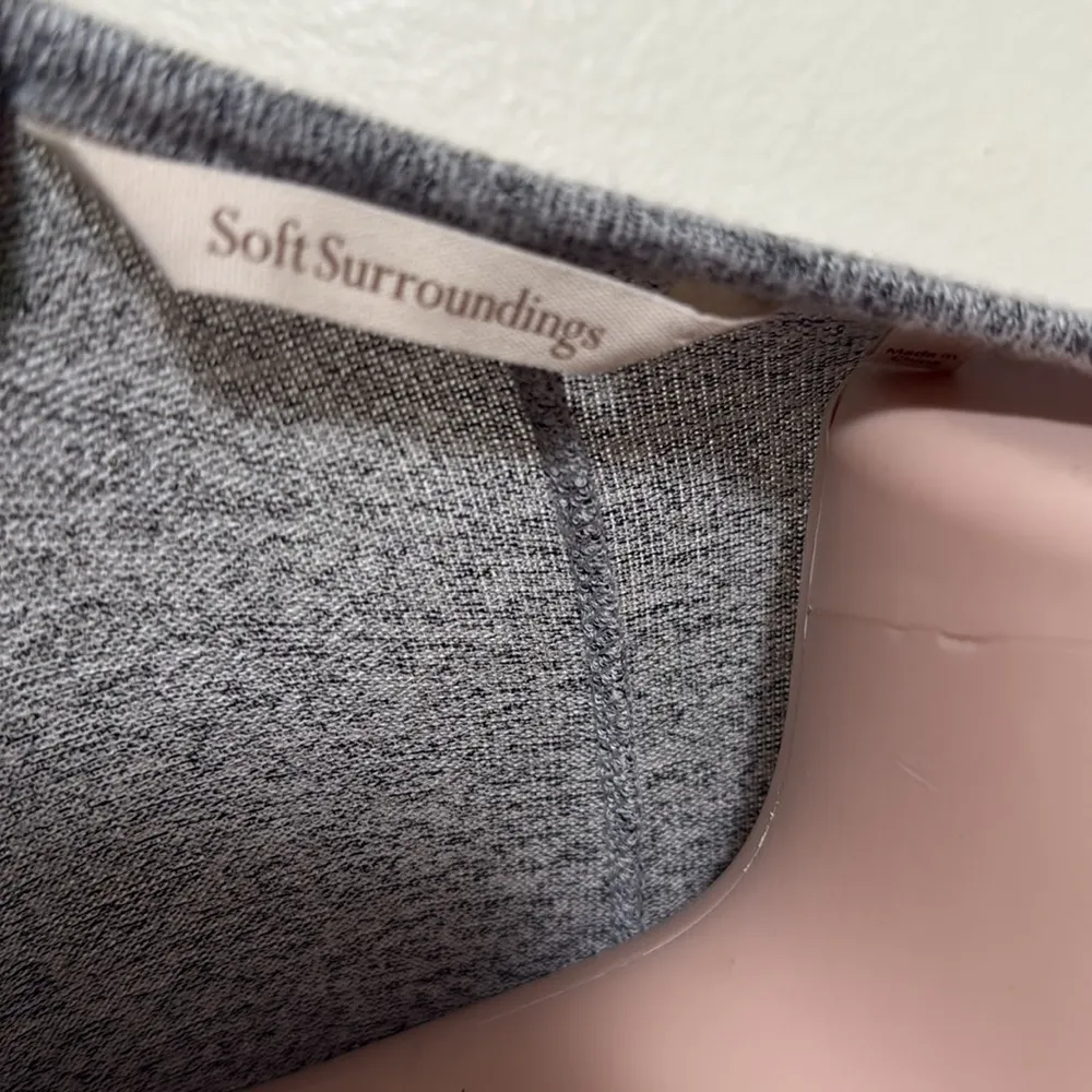 Soft Surroundings laney comfy stretchy oversized woman dress w/ pockets size XS - Image 4