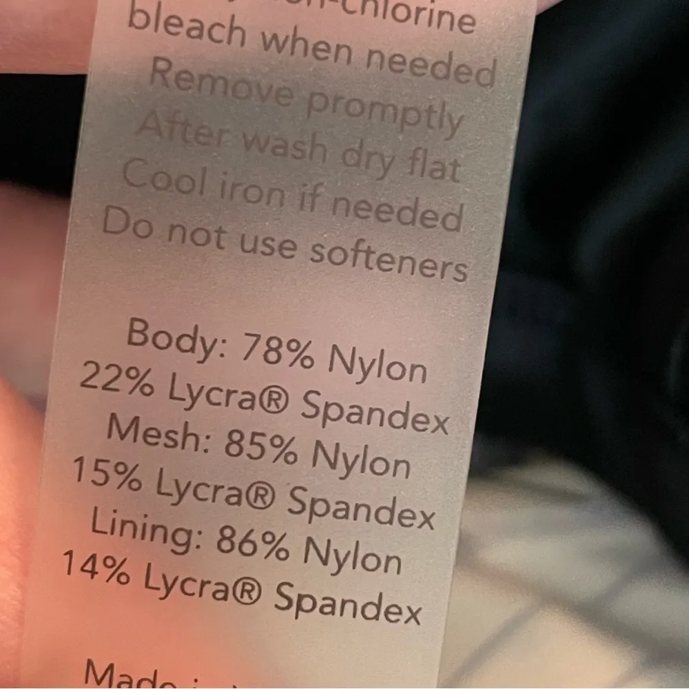 Calia Carrie Underwood Tank Sports Bra Striped Layered Cinch Sides Black Cream - Image 16