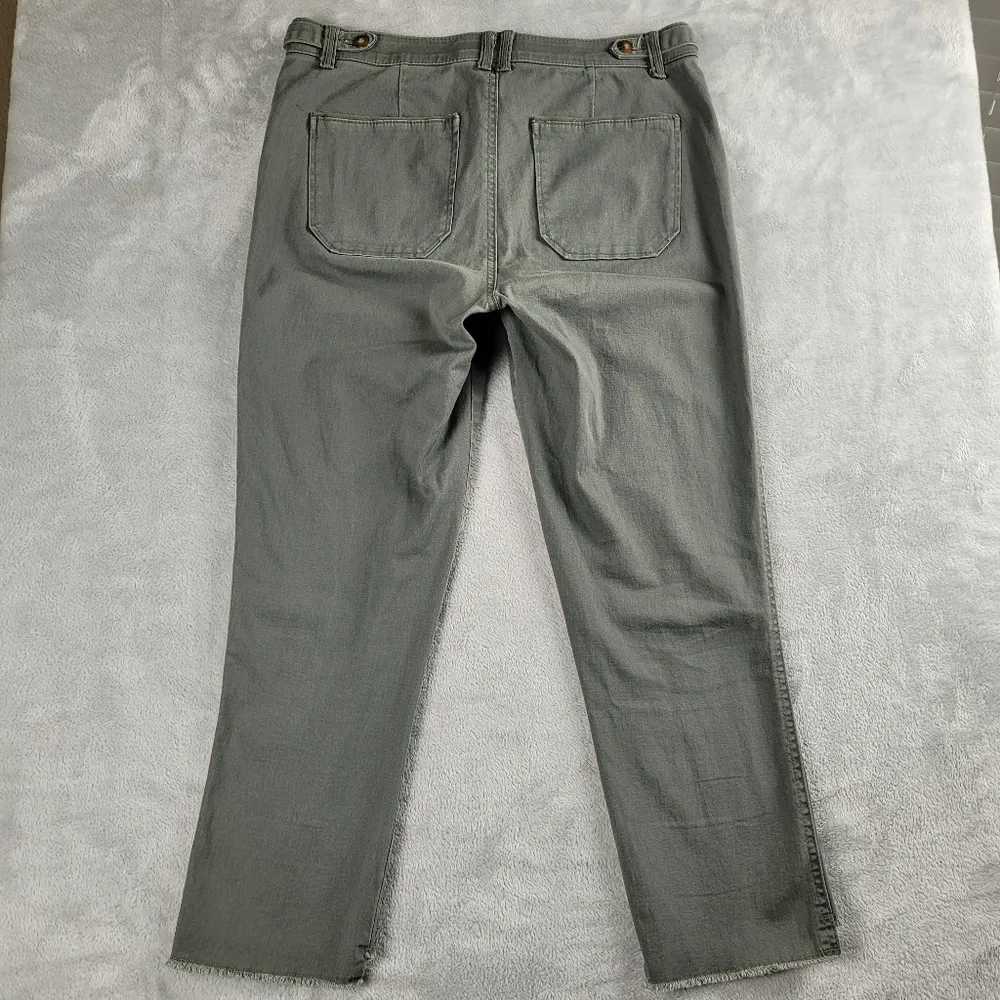 Democracy Ab Technology Women's Pants Green Tailored Size 8 - Image 7