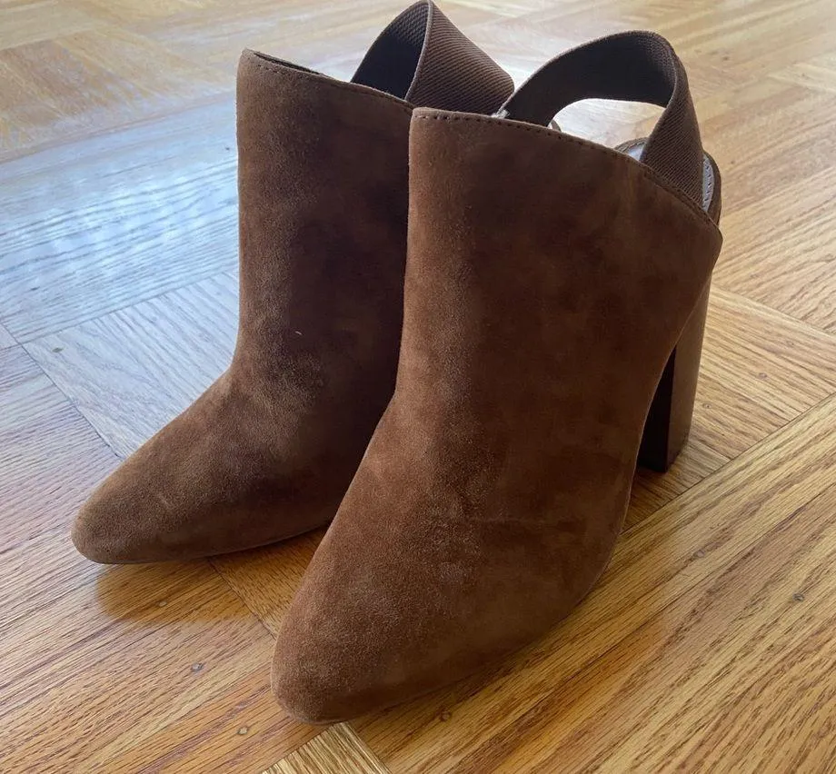 Nwb Steve Madden Logan chestnut suede booties 8 - Image 2