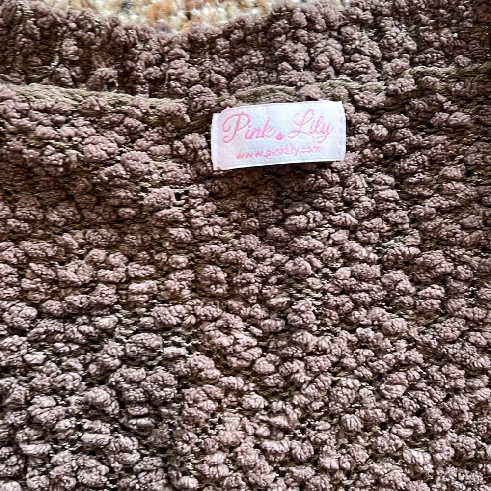 Long brown cardigan - Image 2