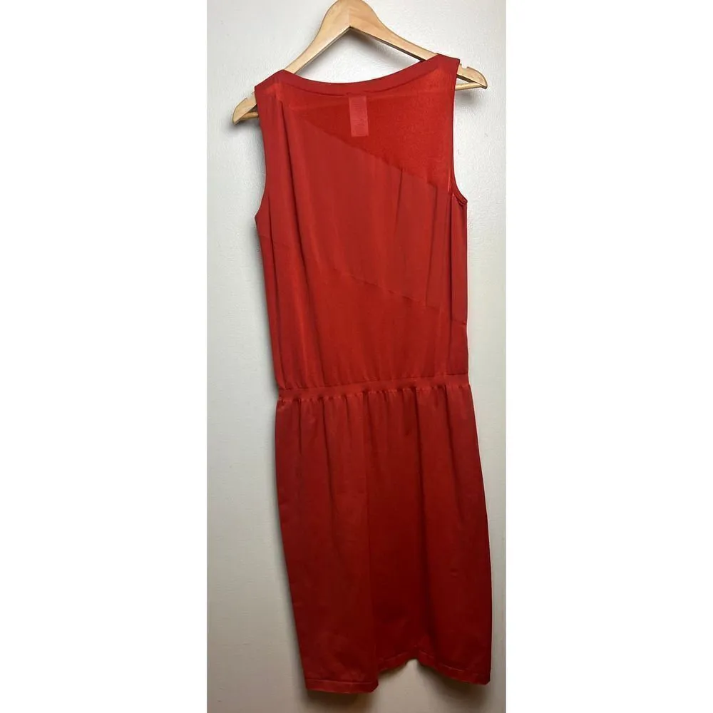 Wolford Python Stretch Tube Dress in Rust Sz. L Orange Size L - Image 6