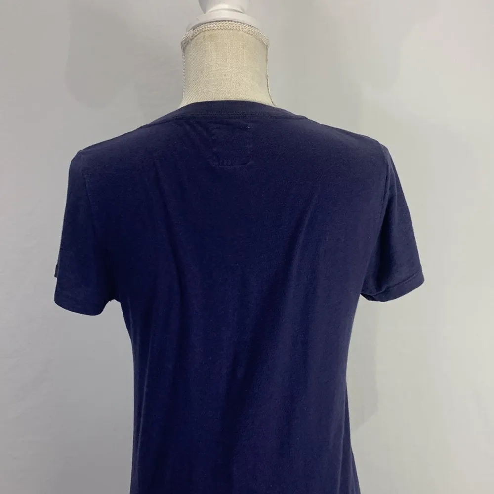 PINK VS With 5th & Ocean Minnesota Twins Navy Blue V-neck Tee Size Large - Image 9