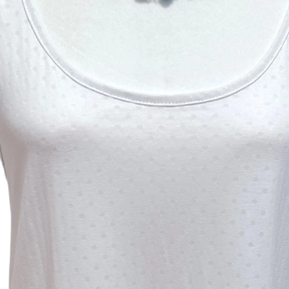 FARM RIO SLEEVELESS TANK RACERBACK RUFFLE TIER HEM GREY WHITE DRESS - Image 6