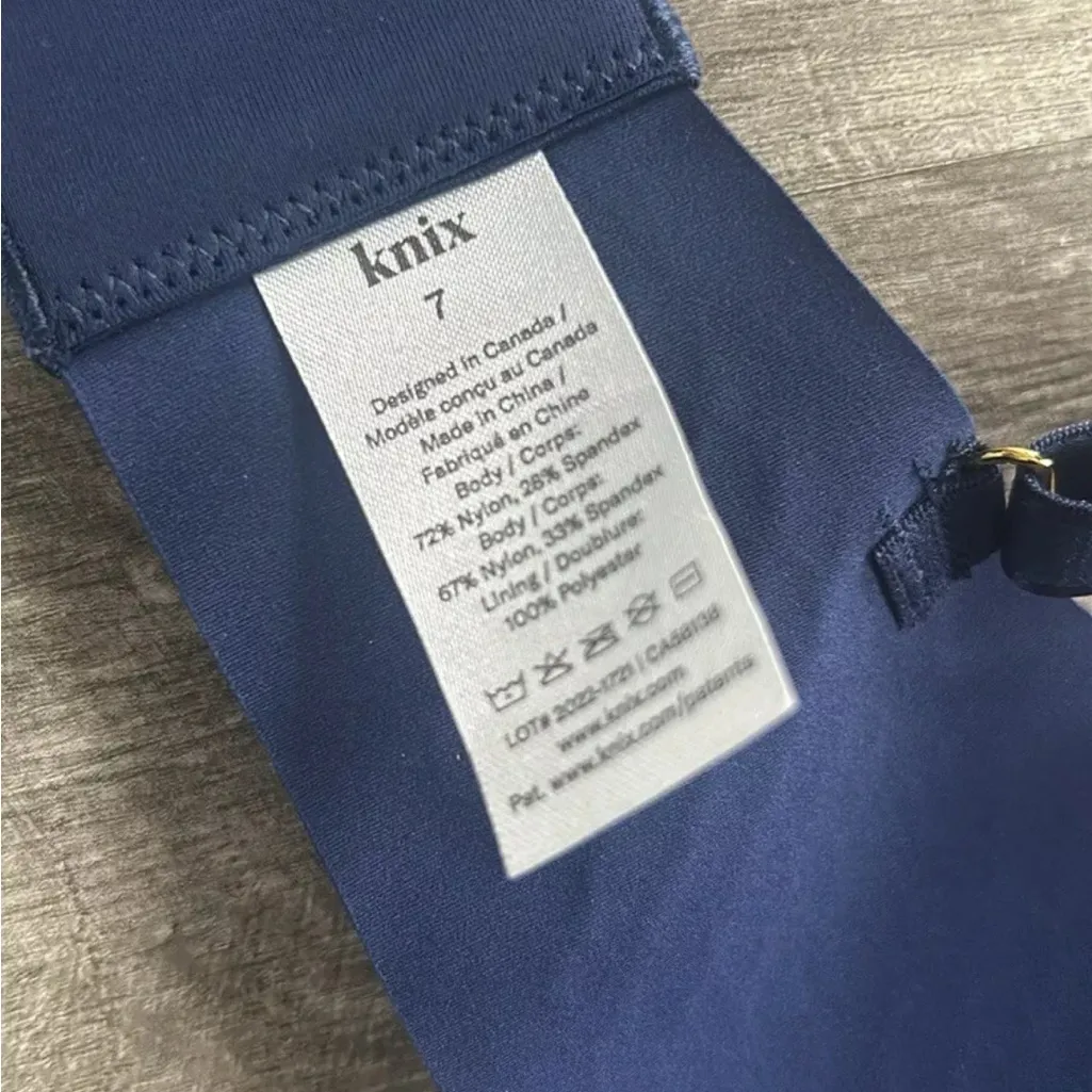 Knix Wingwoman Contour Bra Size 36/38 DD size 7 Midnight Blue NWT - Image 6