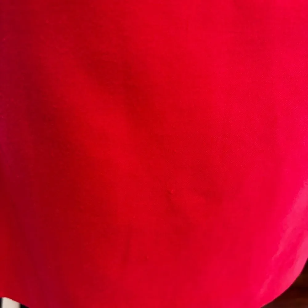 J.Crew Red Wool Blend Sheath Dress | Sz. 00 | Good Condition - Image 6